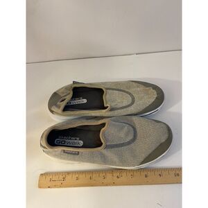 Skeckers go walk loafer comfort shoes size 7.5 gray # 13510